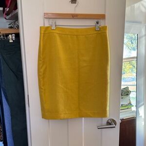 CAbi Mustard Pencil Skirt